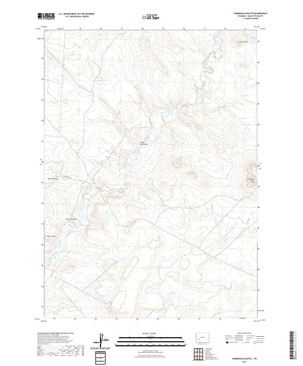 USGS Topographic Map – Tabernacle Butte