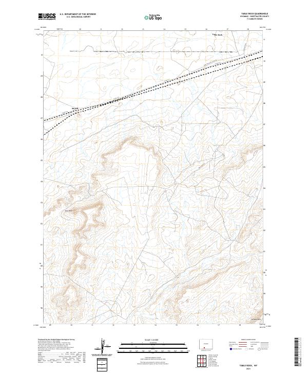 USGS Topographic Map – Table Rock
