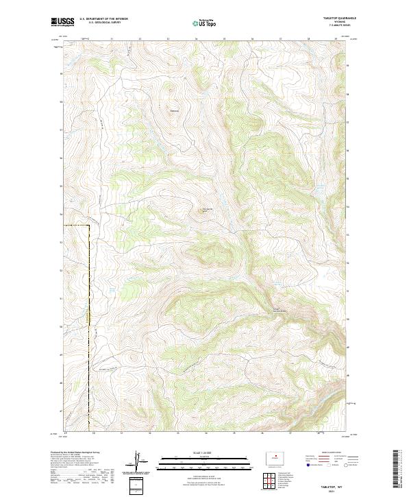 USGS Topographic Map – Tabletop