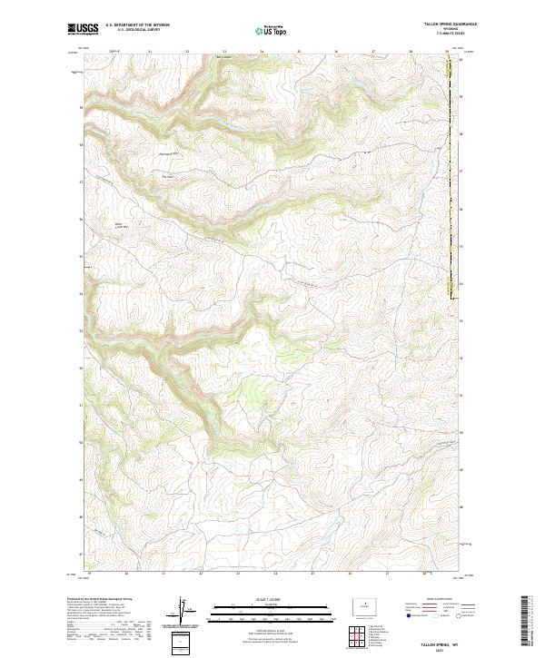 USGS Topographic Map – Tallon Spring