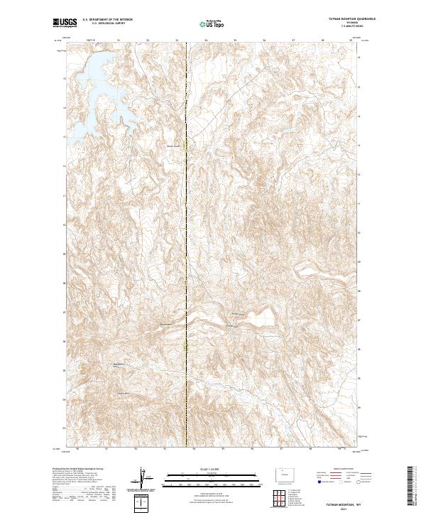 USGS Topographic Map – Tatman Mountain