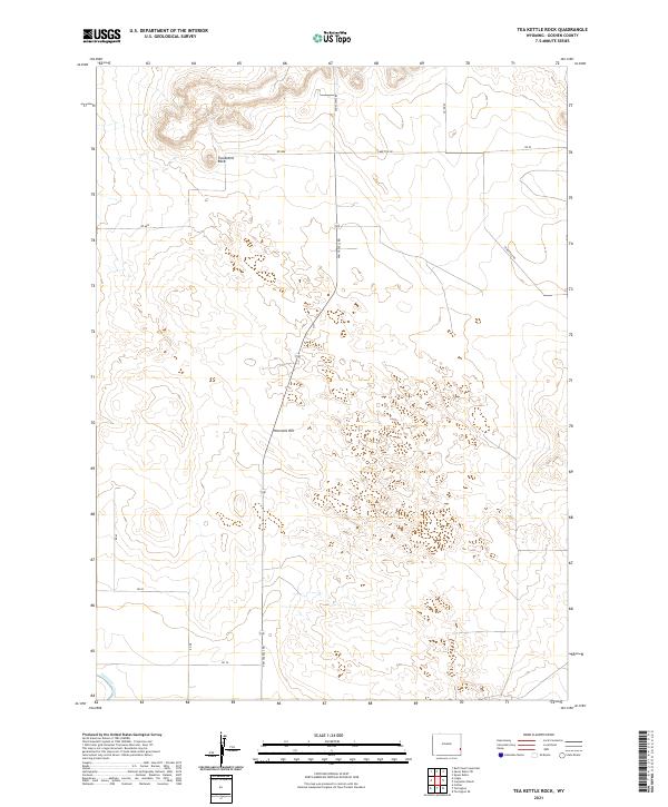 USGS Topographic Map – Tea Kettle Rock