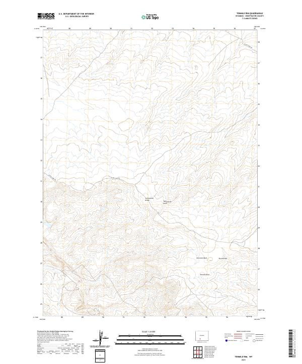 USGS Topographic Map – Tenmile Rim