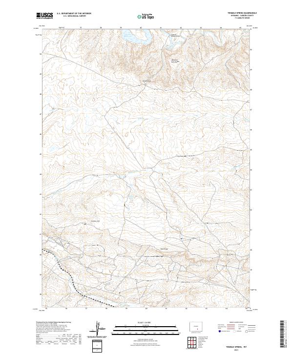 USGS Topographic Map – Tenmile Spring
