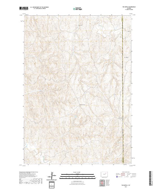 USGS Topographic Map – The Nipple