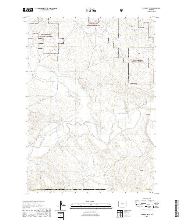 USGS Topographic Map – The Nose West