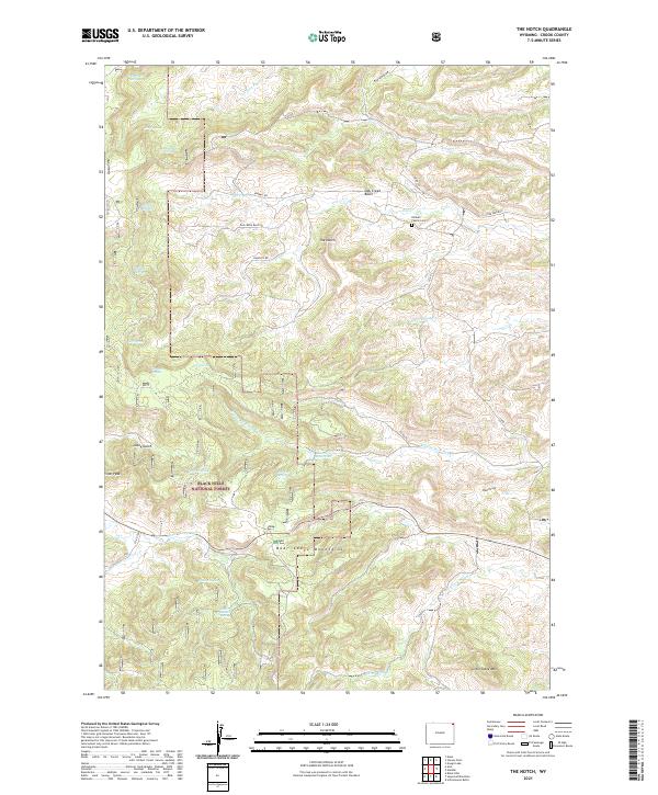 USGS Topographic Map – The Notch