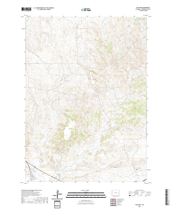USGS Topographic Map – The Park