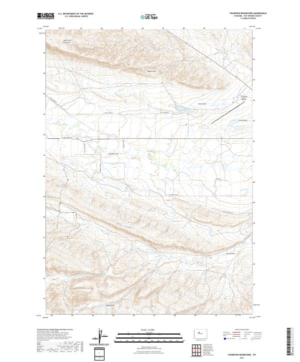 USGS Topographic Map – Thompson Reservoirs
