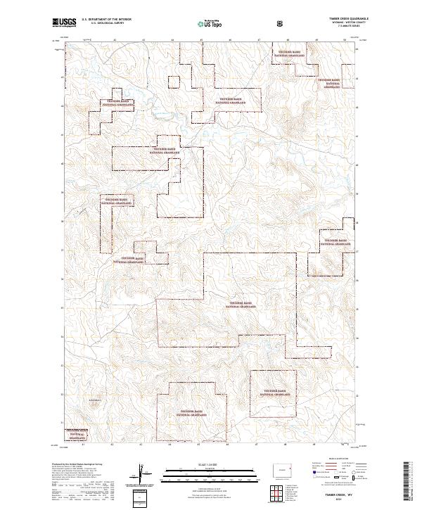 USGS Topographic Map – Timber Creek
