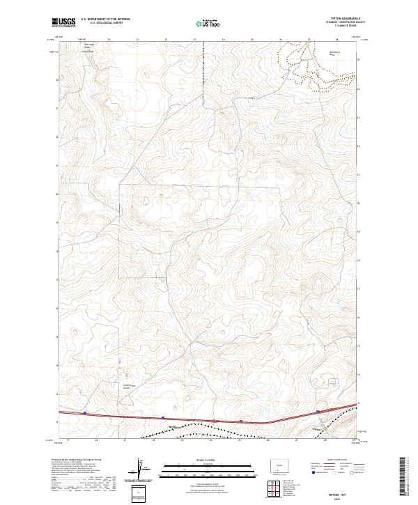USGS Topographic Map – Tipton