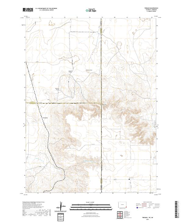 USGS Topographic Map – Tremain