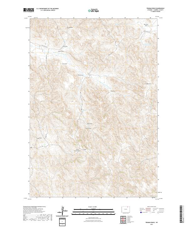USGS Topographic Map – Truman Draw