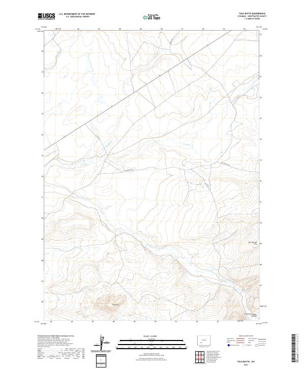 USGS Topographic Map – Tule Butte