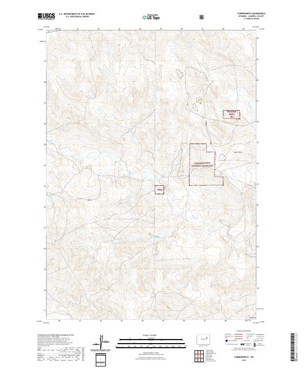 USGS Topographic Map – Turnercrest