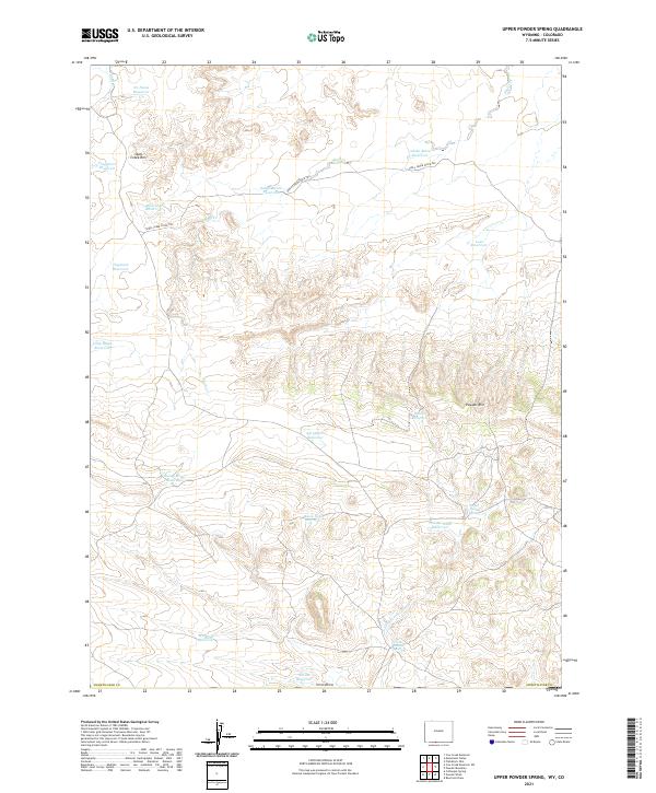 USGS Topographic Map – Upper Powder Spring