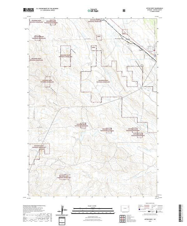 USGS Topographic Map – Upton West