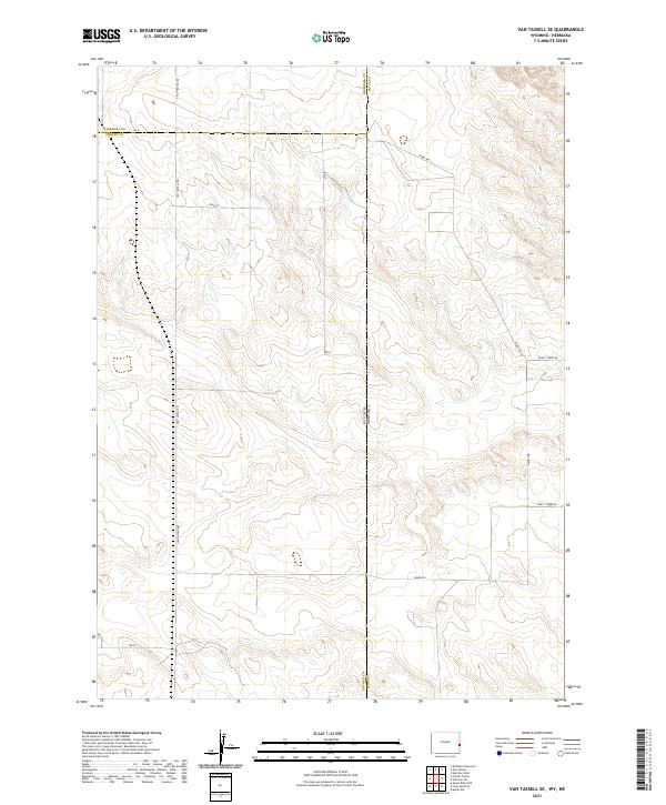 2021 Map of Van Tassell SE, 2021 Print