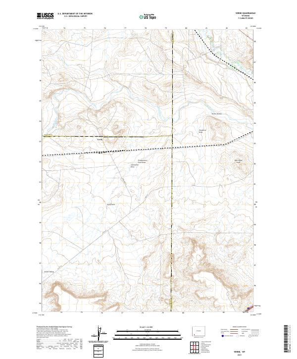 USGS Topographic Map – Verne