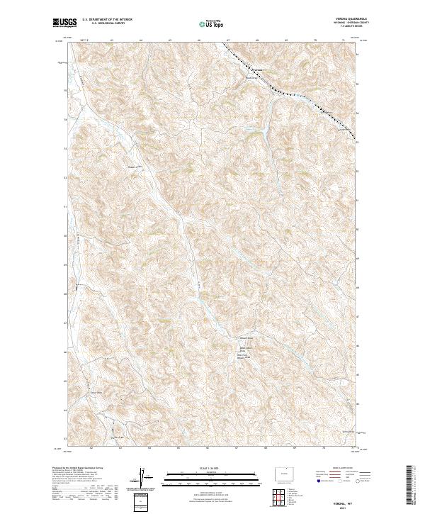 USGS Topographic Map – Verona