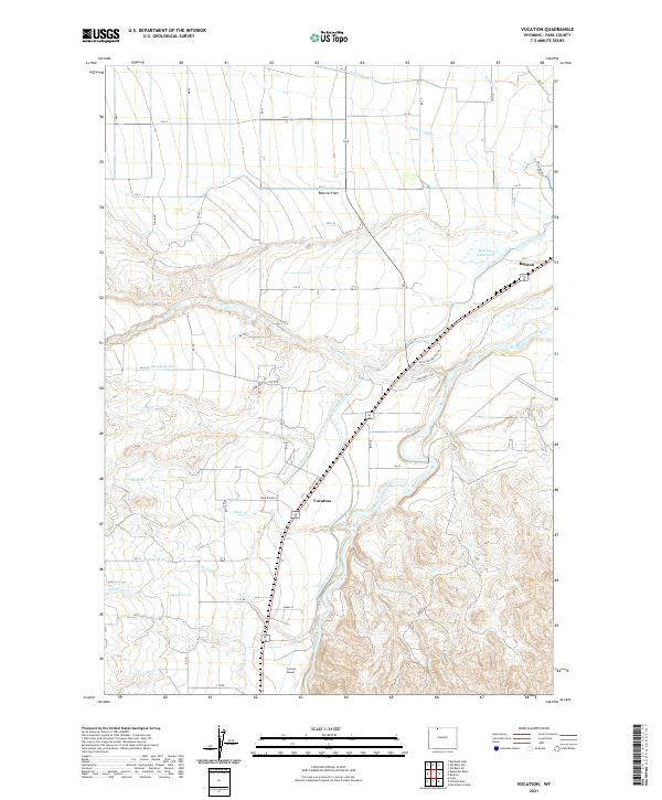 USGS Topographic Map – Vocation