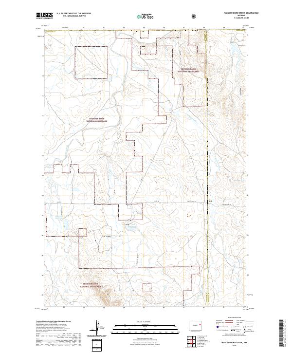 USGS Topographic Map – Wagonhound Creek