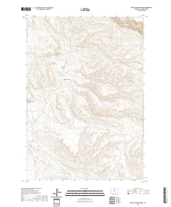 USGS Topographic Map – White Sulphur Spring