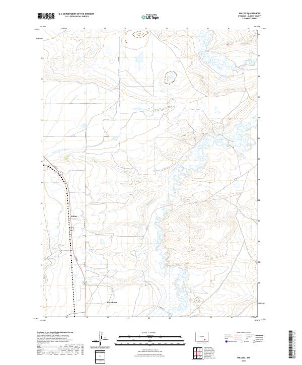 USGS Topographic Map – Wilcox
