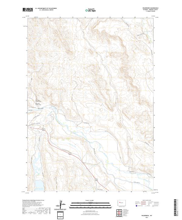 USGS Topographic Map – Wilderness
