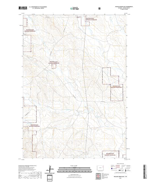 USGS Topographic Map – Wildlife Draw East