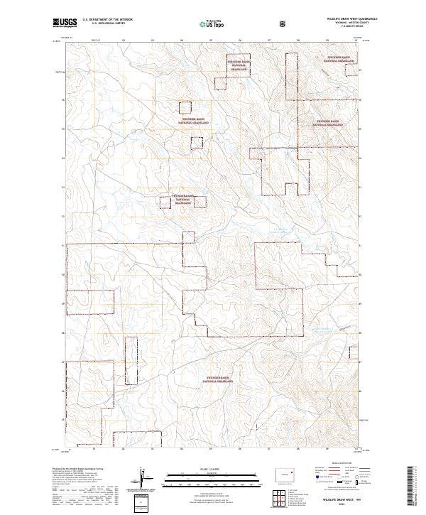 USGS Topographic Map – Wildlife Draw West