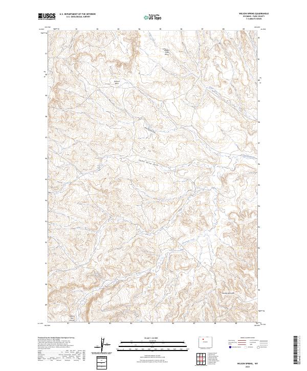 USGS Topographic Map – Wilson Spring
