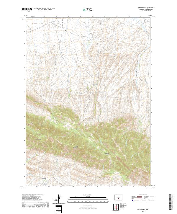 USGS Topographic Map – Youngs Pass