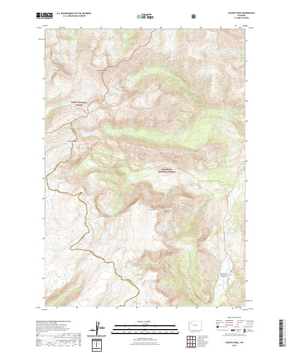 USGS Topographic Map – Younts Peak