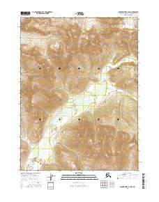 Topo map Ambler River B-3 NW Alaska