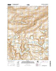 Topo map Ambler River D-3 NW Alaska