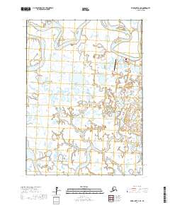 Topo map Baird Inlet A-1 NE Alaska