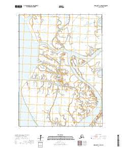 Topo map Baird Inlet A-1 NW Alaska