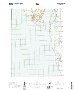 Topo map Baird Inlet A-1 SW Alaska