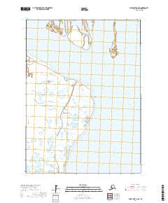 Topo map Baird Inlet A-2 NE Alaska