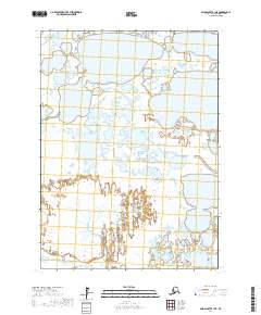 Topo map Baird Inlet B-1 NE Alaska