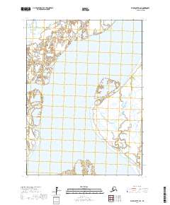 Topo map Baird Inlet B-2 SE Alaska