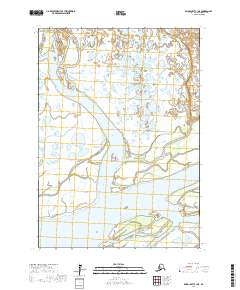 Topo map Baird Inlet C-1 NE Alaska