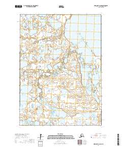 Topo map Baird Inlet D-2 NW Alaska