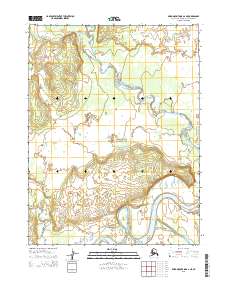 Topo map Baird Mountains A-2 NE Alaska