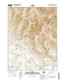 Topo map Baird Mountains A-4 NE Alaska