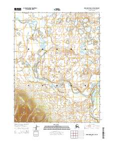 Topo map Baird Mountains A-5 NE Alaska