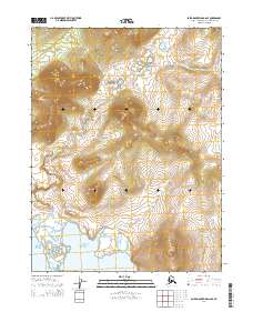 Topo map Baird Mountains A-6 SE Alaska