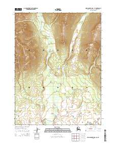 Topo map Baird Mountains B-1 SE Alaska