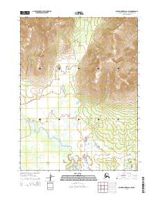 Topo map Baird Mountains B-1 SW Alaska
